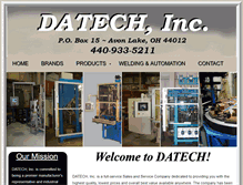 Tablet Screenshot of datech.net
